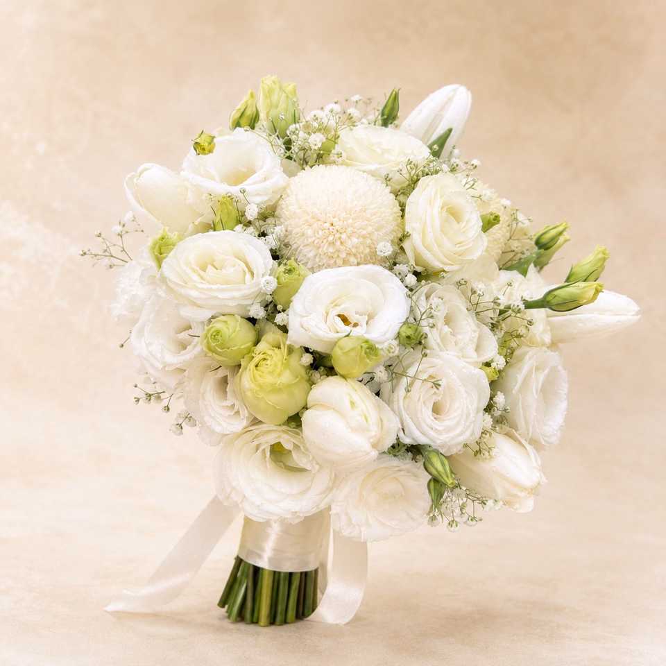 Bó Hoa Cưới Tulip Duyên Dáng - Image 1