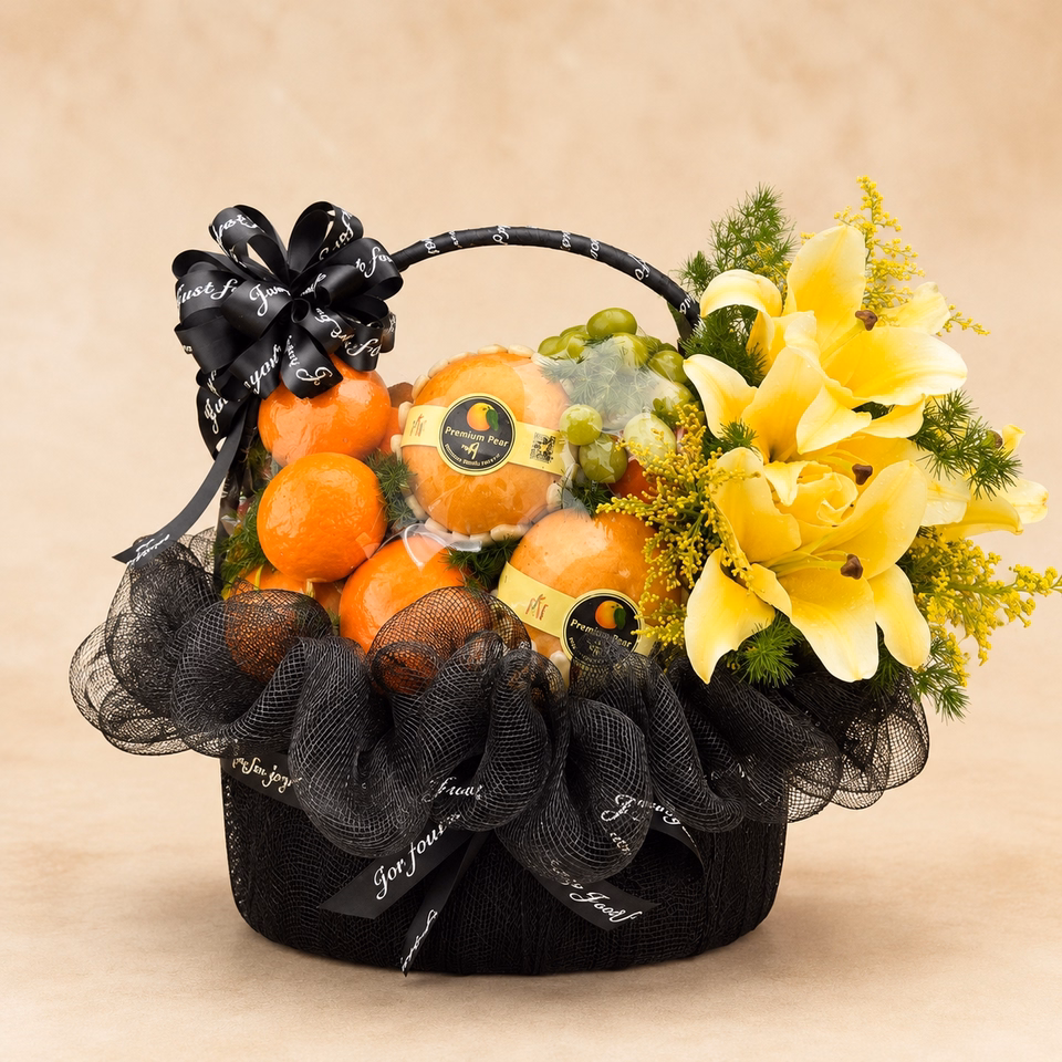 Giỏ Trái Cây Viếng Tang Lễ Thành Kính - Image 1